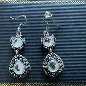 Elegant Silver Drop Earrings